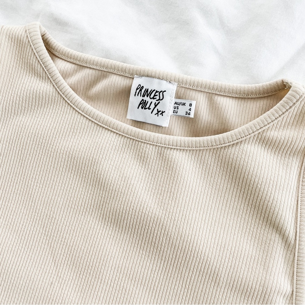 Princess Polly Ribbed Crop Top - Picture 2 of 3